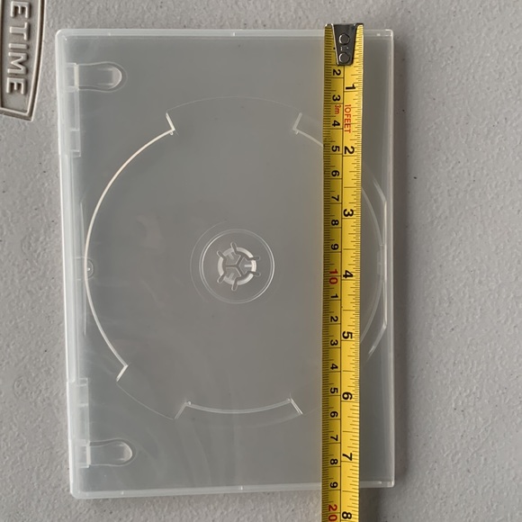 1-2 Clear CD Box For Custom Cover Protection Film Thin Slim Skinny rectangular - Picture 3 of 6